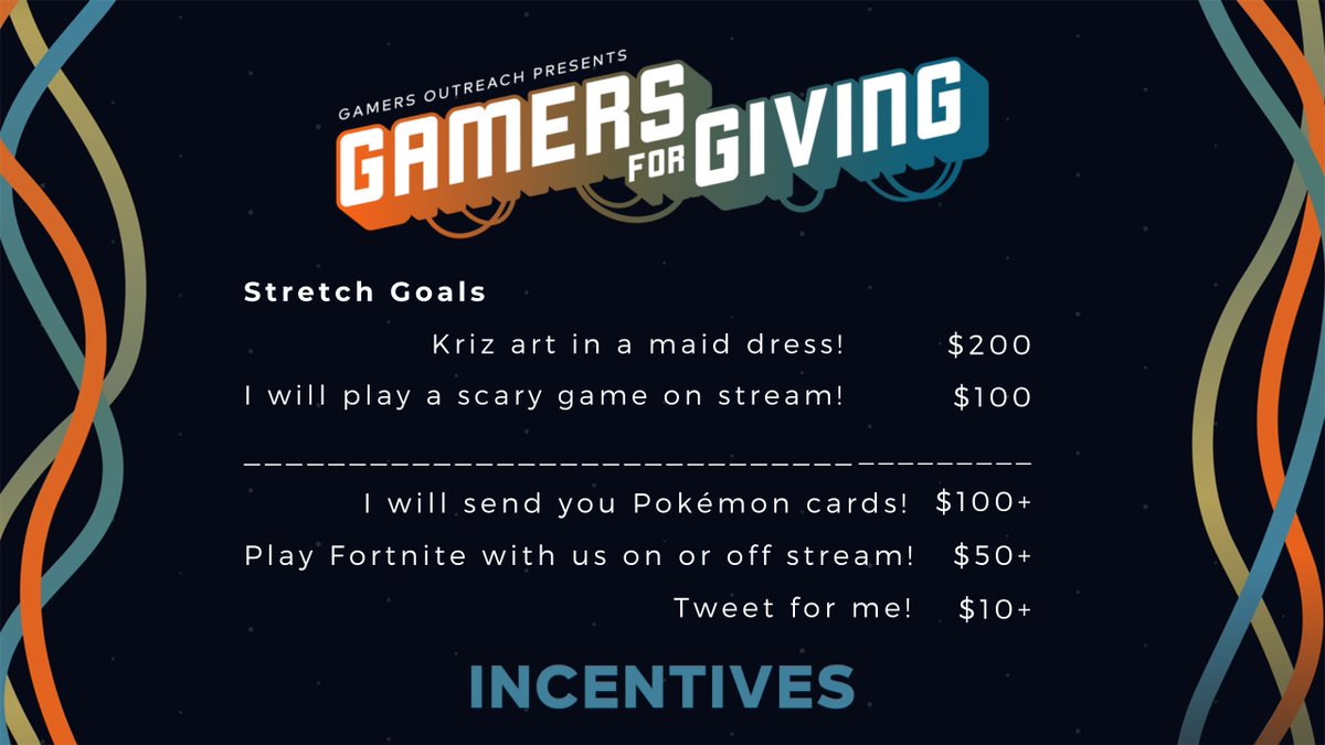 EXCITING NEWS! 

@TeamBobaBreak  has partnered with Gamers for giving again! We will be doing a short charity stream this week on 

 Thursday 23rd  from 6:30 est - 10 est 

Come join us in raising money to bring video games to the kids in hospitals!  ❤️

#GFG2023
@GamersOutreach