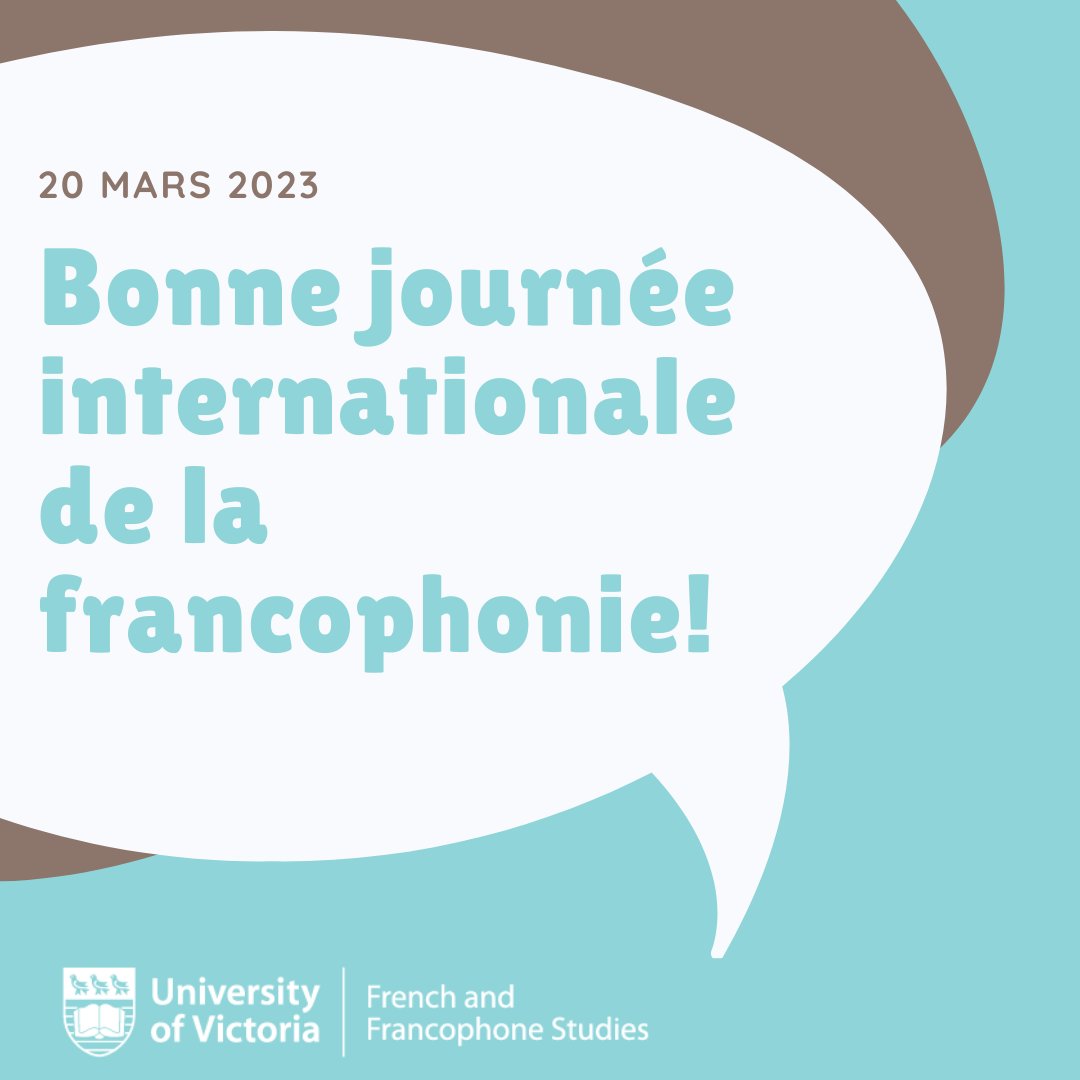 Bonne journée internationale de la francophonie! ✨

Nous avons plusieurs événements à venir cette semaine qui pourraient certainement en intéresser plus d'un.e :  bit.ly/3yT2yXK
 
Au plaisir de vous y voir ! 🤩
