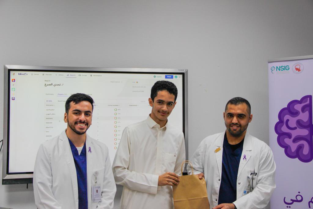 جانب آخر من حملتنا التوعوية بأمراض الصرع🧠 في مدرسة ثانوية الأمير سعود الفيصل 
ومغمورين بالفخر والسعادة بمشاركة الطلاب هذه المعلومات المثرية وتجاوبهم المبهر✨

<a href="/saudiepilepsy/">Saudi Epilepsy Society</a>