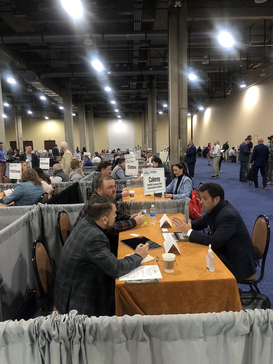 Retail decision makers are making real-time, meaningful connections with industry-leading suppliers during the #specsshow2023 Face2Face Information Exchange! #retail #connections #networking #storedevelopment <a href="/ChainStoreAge/">Chain Store Age</a> <a href="/Deena46/">Deena Amato-McCoy</a>