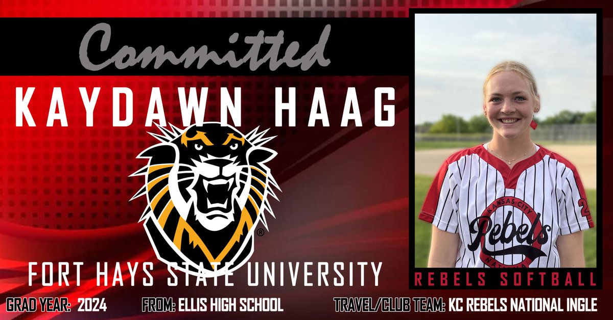 Congrats to our own <a href="/KaydawnHaag/">Kaydawn</a> for her commitment to continue her academic and athletic career at D2 Fort Hays State University!!