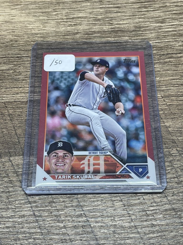CardsJcr's tweet photo. 23’ Topps Skubal Mother’s Day /50 🔥

$10 

@jlun13 https://t.co/w2Zb9Ucwfq