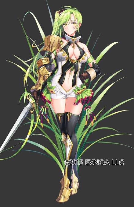 「FLOWER KNIGHT GIRL」様にて「レモングラス」を描かせて頂きました。控えめ!
#フラワーナイトガール #花騎士 