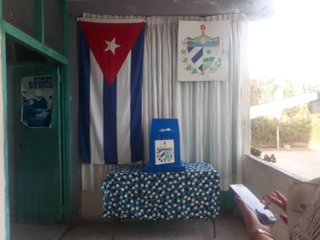 IpuDoris's tweet photo. En el día de ayer se realizó con éxito la prueba dinámica con vista a las elecciones del 26 de marzo. #TuVotoCuenta #Cuba https://t.co/C9AUhxeTTy