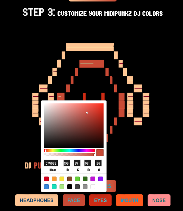 PrizemArtNft's tweet photo. 🌈🤩 Make your NFT shine with your own unique colors!
Mint your own #MiDiPunkz DJ NFT and customize it with your favorite hues.
Stand out from the crowd and show off your personal style!
Mint 👉 https://t.co/lGd3Nefmmk
OS 👉 https://t.co/F0W95JvUxQ
#CustomizeYourNFT https://t.co/JEfdbFqlSc