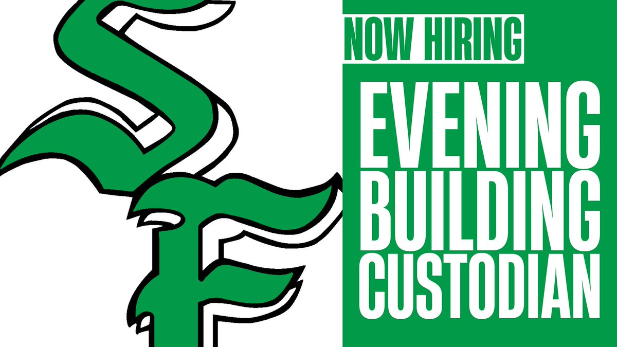 It takes an amazing team to keep our schools looking their best for our students and educators. The South Fayette Township School District is currently accepting applications for an evening building custodian.

For more information, visit southfayette.org/CurrentJobOpen…

#SFLionPride