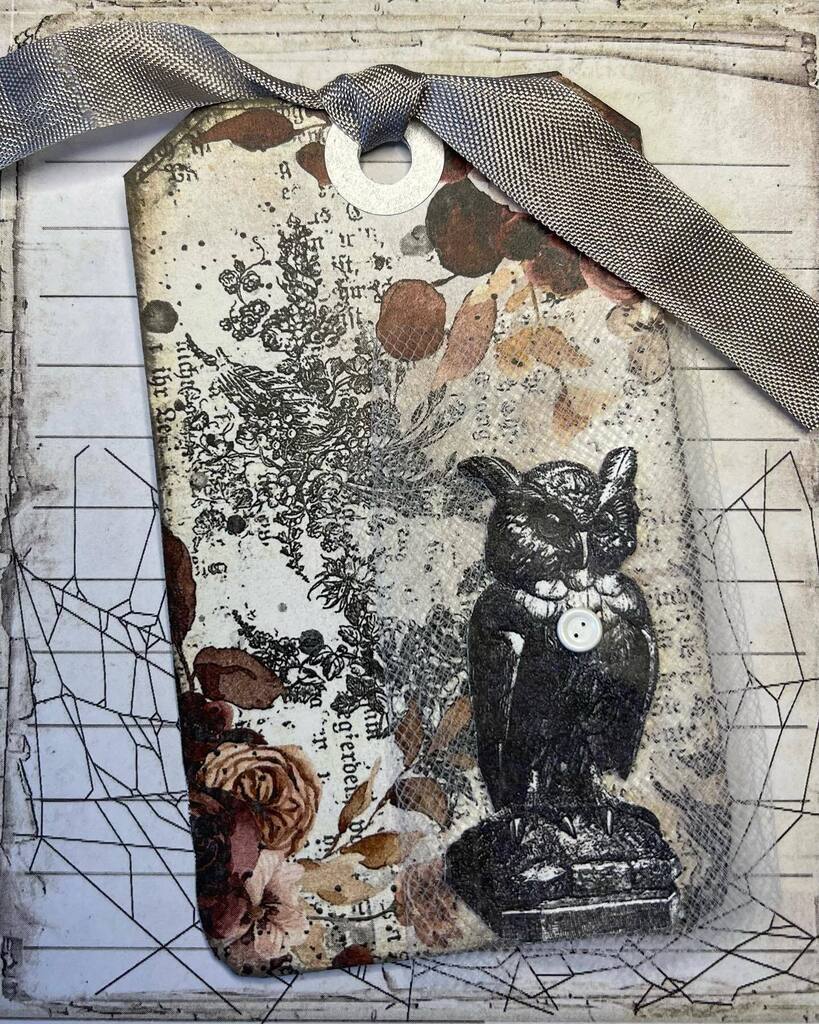 Day 21: more tech work then crafting but figured out how to edit and print out PDFs. Wanted to be able to change the size of papers, ephemera etc. This is a digital from @myporchprints for an upcoming project. Loving this Edgar Allen Poe Journal kit. Swi… instagr.am/p/CqBd55wuGJd/