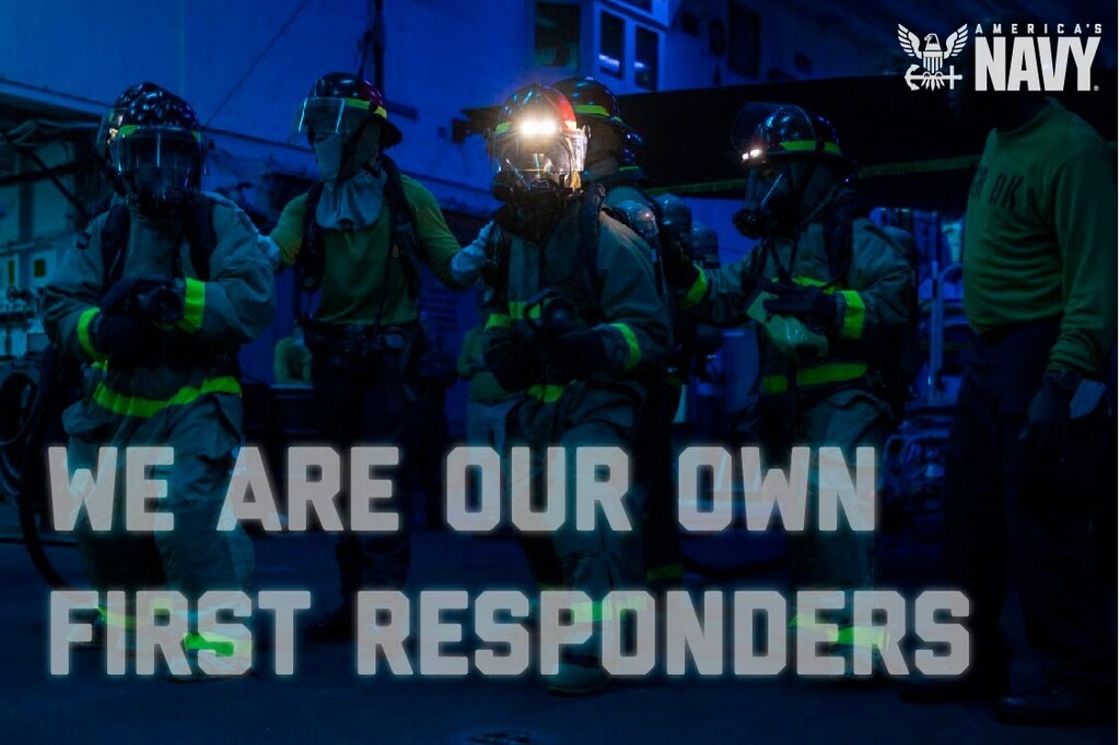 NavyJobsCHS's tweet photo. All Navy Sailors are trained in fire fighting and emergency response. When you are out to sea, you need to depend on each other if things ever go sideways. 

Joining the Navy may sound CRAZY, saying NEVER actually is! Reach out to learn more.

📸photo… https://t.co/Dh1KApf0mF https://t.co/x0ApyBZ1BL