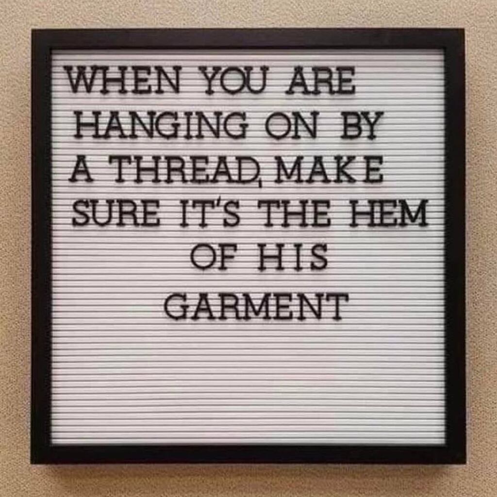 graystonepc's tweet photo. This got shared with us today and it's a great reminder from the passage this Sunday. When the woman who had been bleeding for 12 years was at her most desperate the idea of grabbing hold of Jesus and her trust in him at her most desperate hour is so goo… https://t.co/s1wfigPv33 https://t.co/C0Kc9WykRU