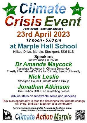 MESSMarple's tweet image. Book your tickets now! #climatechange#marple