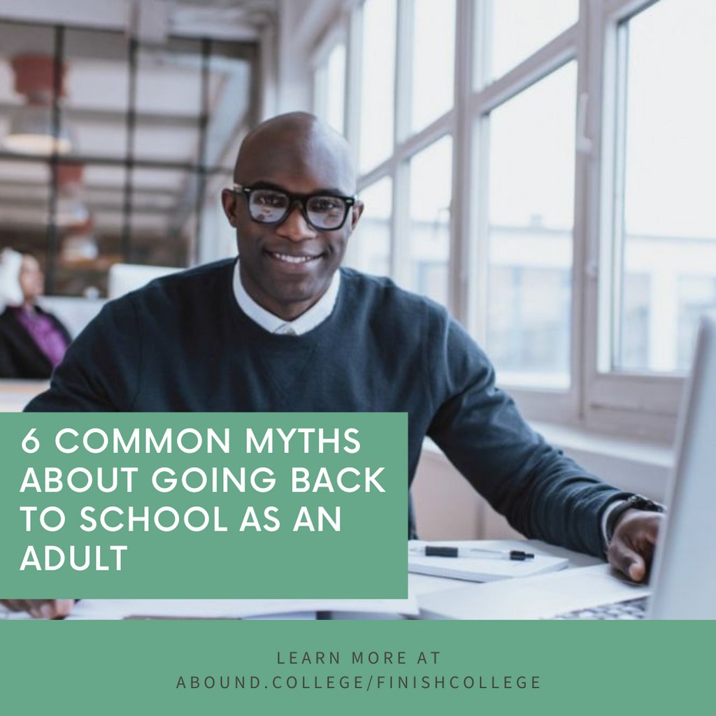 There are plenty of myths and misconceptions that exist surrounding the idea of finishing college in your late 20s, 30s, or beyond.

abound.college/finishcollege/…