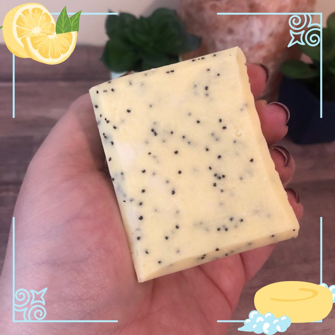 lippylandgoods's tweet photo. This Lemon Poppy soap not only cleans and hydrates your skin, but also gently exfoliates! The Lemon Cake scent will remind you of summer picnics and kitchens filled with love. Find it in our shop (link in bio).
#lemonpoppy #lippyland #soap #cleanhands #lippylandgoods #shopsmall https://t.co/kiptCSwE8M