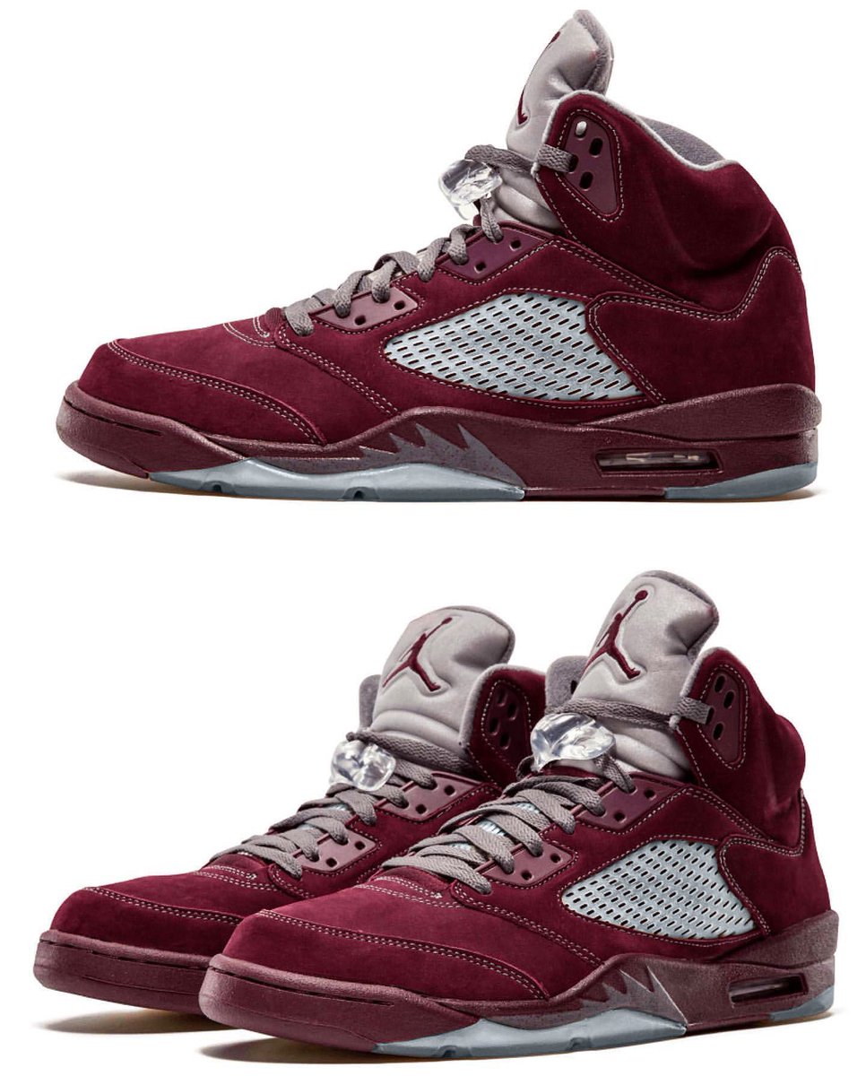 “Burgundy” Air Jordan 5 returning on September 9th. 🍷👀