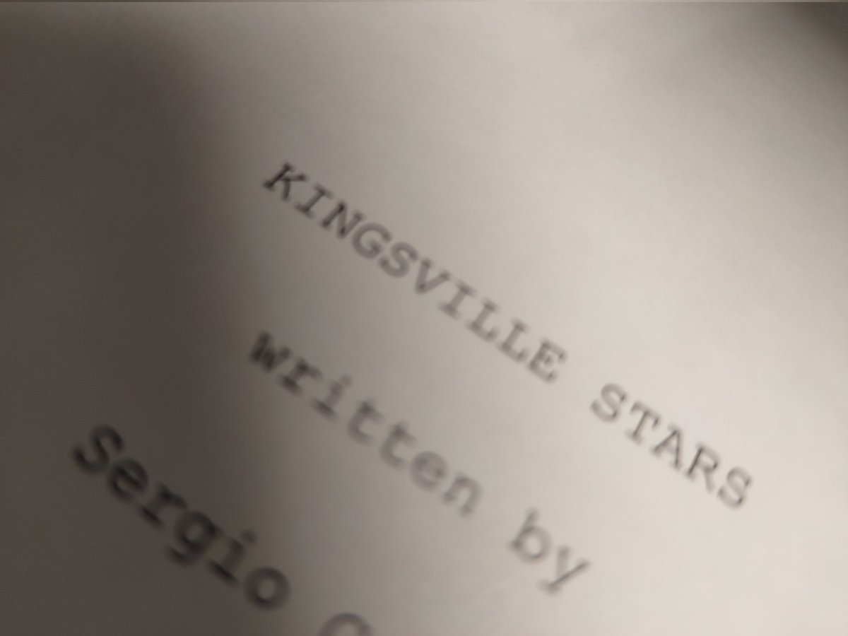 I have printed a copy of a short script I started on in November of last year. I have notes from a friend of mine. I have revisions to make. I need to work on this.