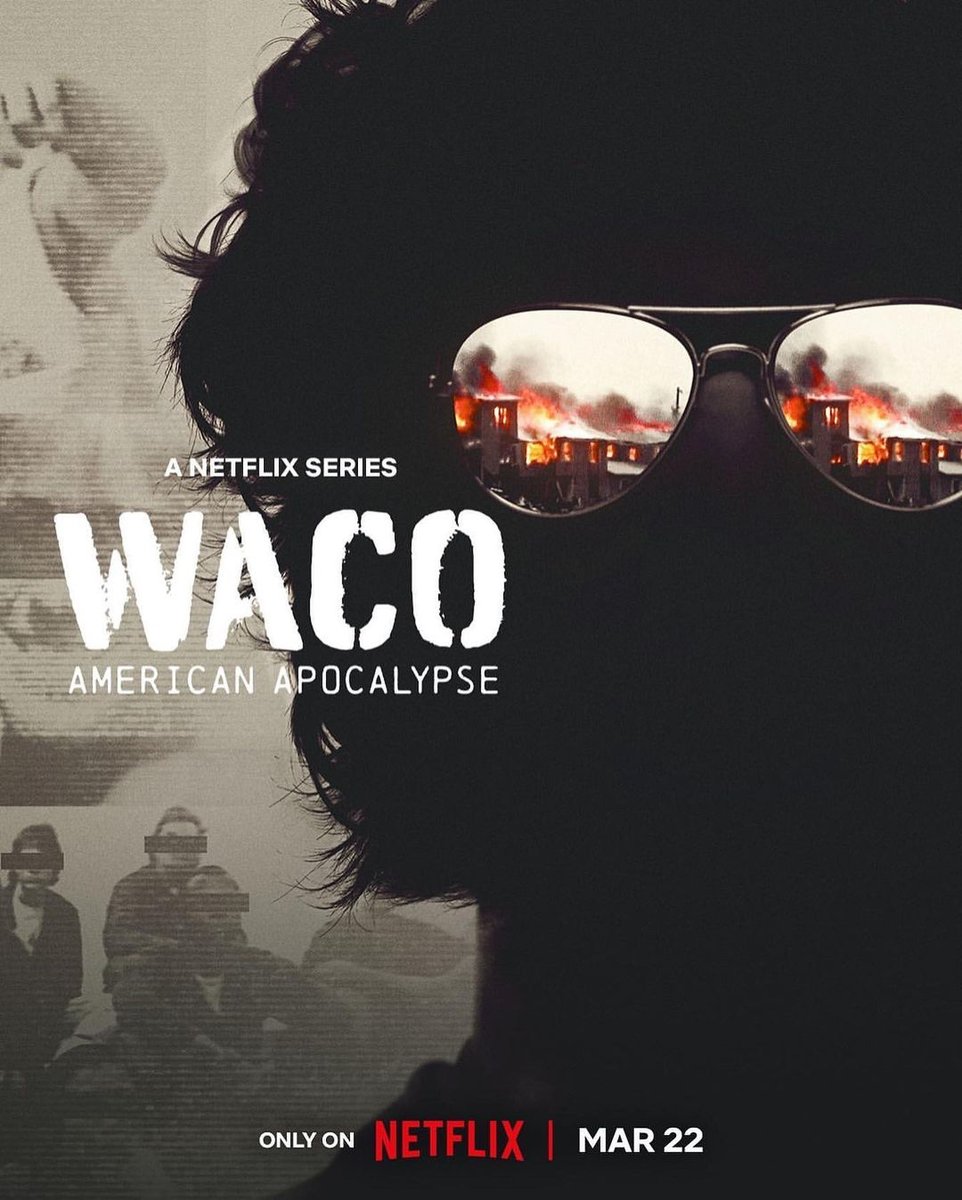 Premieres March 22 globally on @netflix

Waco: American Apocalypse — a new documentary series — is the definitive look at the bloody 51-day standoff where cult leader David Koresh faced off with the federal government.

#Waconetflix #origprod #MadeByFremantle #netflix