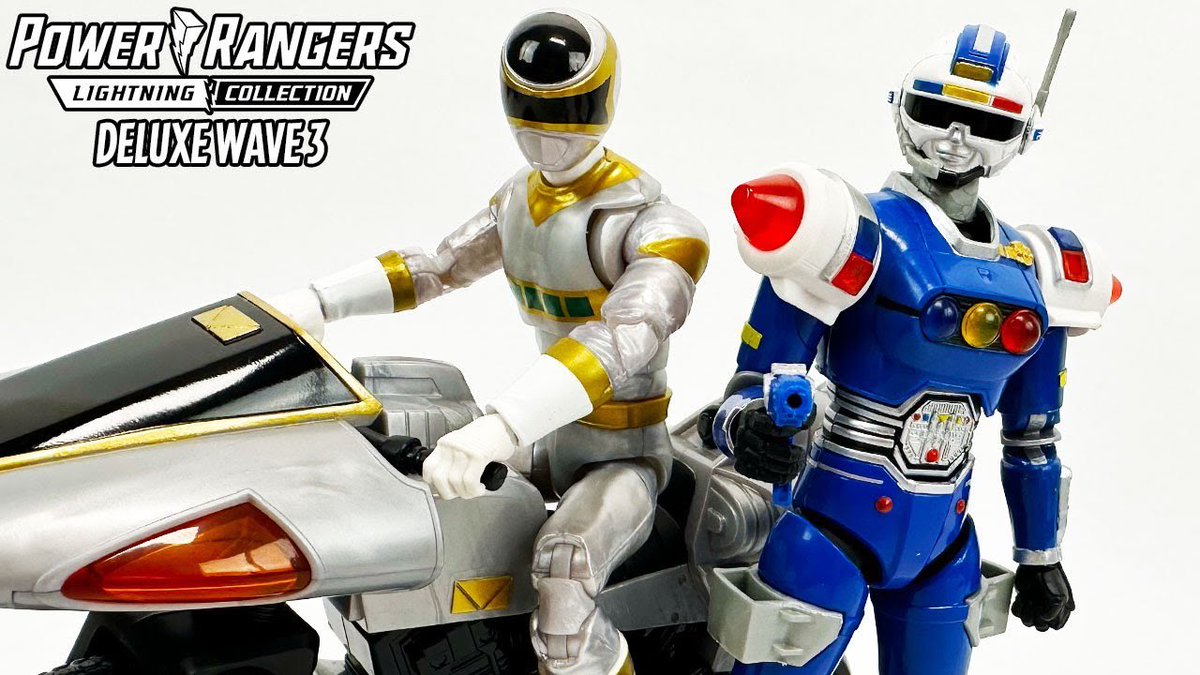 AwesomeNerdShow's tweet photo. Hasbro Power Rangers Lightning Collection Deluxe Wave 3 action figure review!
@Hasbro @PowerRangers #PowerRangers #LightningCollection #Deluxe #BlueSenturion #Turbo #SilverRanger #SilverCycle #InSpace #actionfigures #toyreview #Hasbro
-> https://t.co/Uh2RCdqQOD https://t.co/6oa6otmrY5