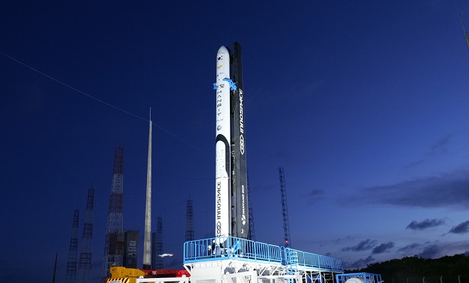 SpaceIntel101's tweet photo. More photos of @innospacecorp's #HANBIT-TLV🚀 on the launch pad before its successful launch. https://t.co/r6efSjV56p