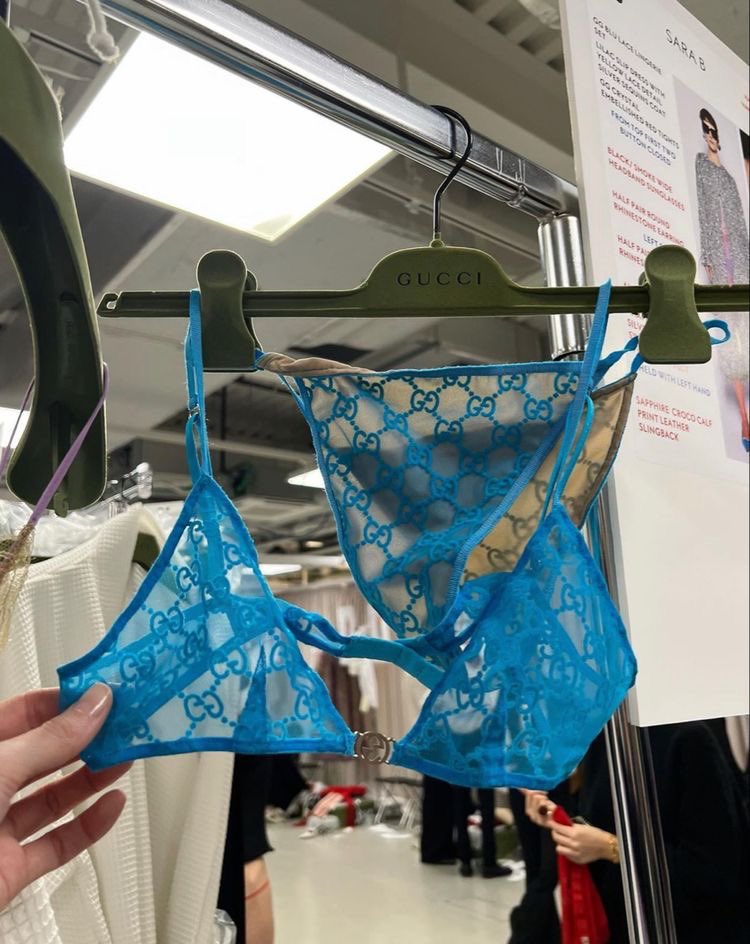 M On Twitter Blue Gucci Lingerie