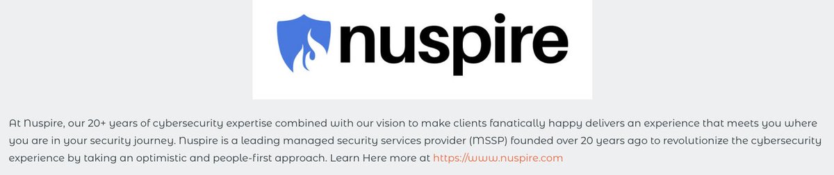 hackmiami's tweet image. Hackmiami X Welcomes .@nuspirenetworks Nuspire as Silver sponsor! Thank you for making this event possible!. Join us on May 19th-20th.  hackmiami.com #hackmiamiX %27 #nuspirenetworks