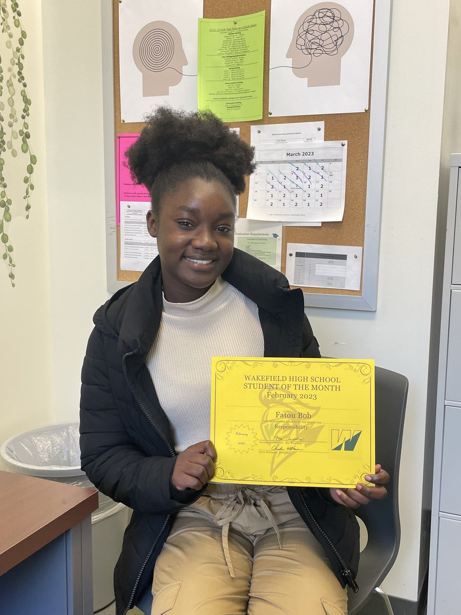 Fatou Bob, Ms. Terpstra's Student of the Month! <a target='_blank' href='http://twitter.com/wakefieldchief'>@wakefieldchief</a> <a target='_blank' href='http://search.twitter.com/search?q=APSisAwesome'><a target='_blank' href='https://twitter.com/hashtag/APSisAwesome?src=hash'>#APSisAwesome</a></a> 👏👏⭐️🤩 <a target='_blank' href='https://t.co/CMKLzmgb4R'>https://t.co/CMKLzmgb4R</a>