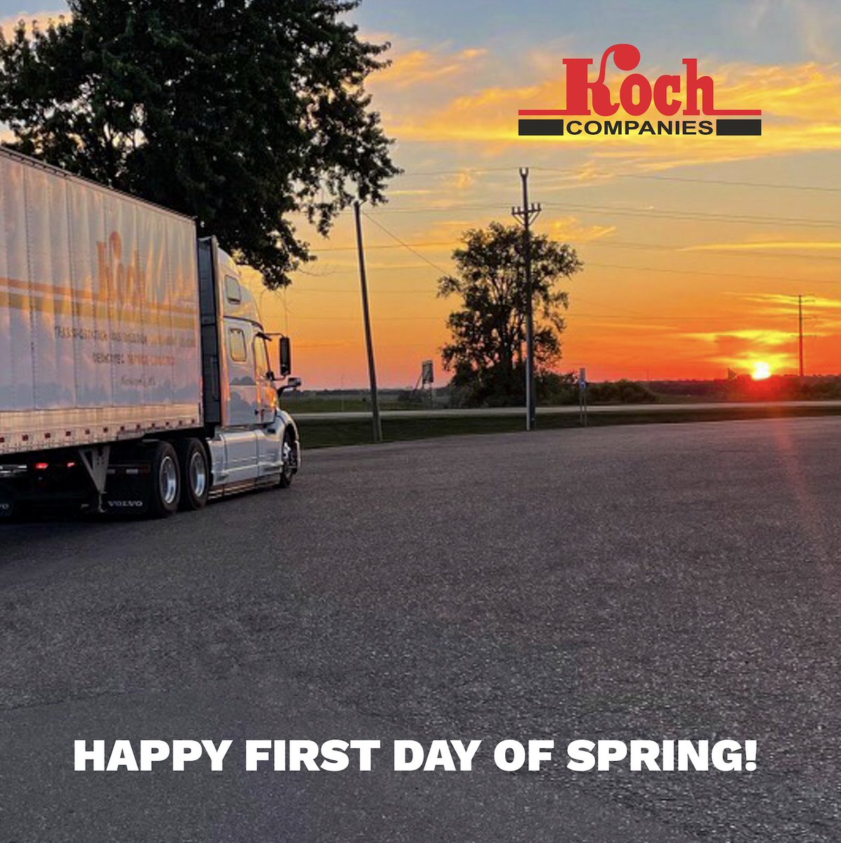 Get used to seeing views like this more often, as today is officially the first day of spring! Get outside, and enjoy the changing weather! 🚚 🌱 #trucking #trucks #truck #truckdriver #trucker #logistics #trucklife #truckinglife #transport #transport #trucknation #bigrig