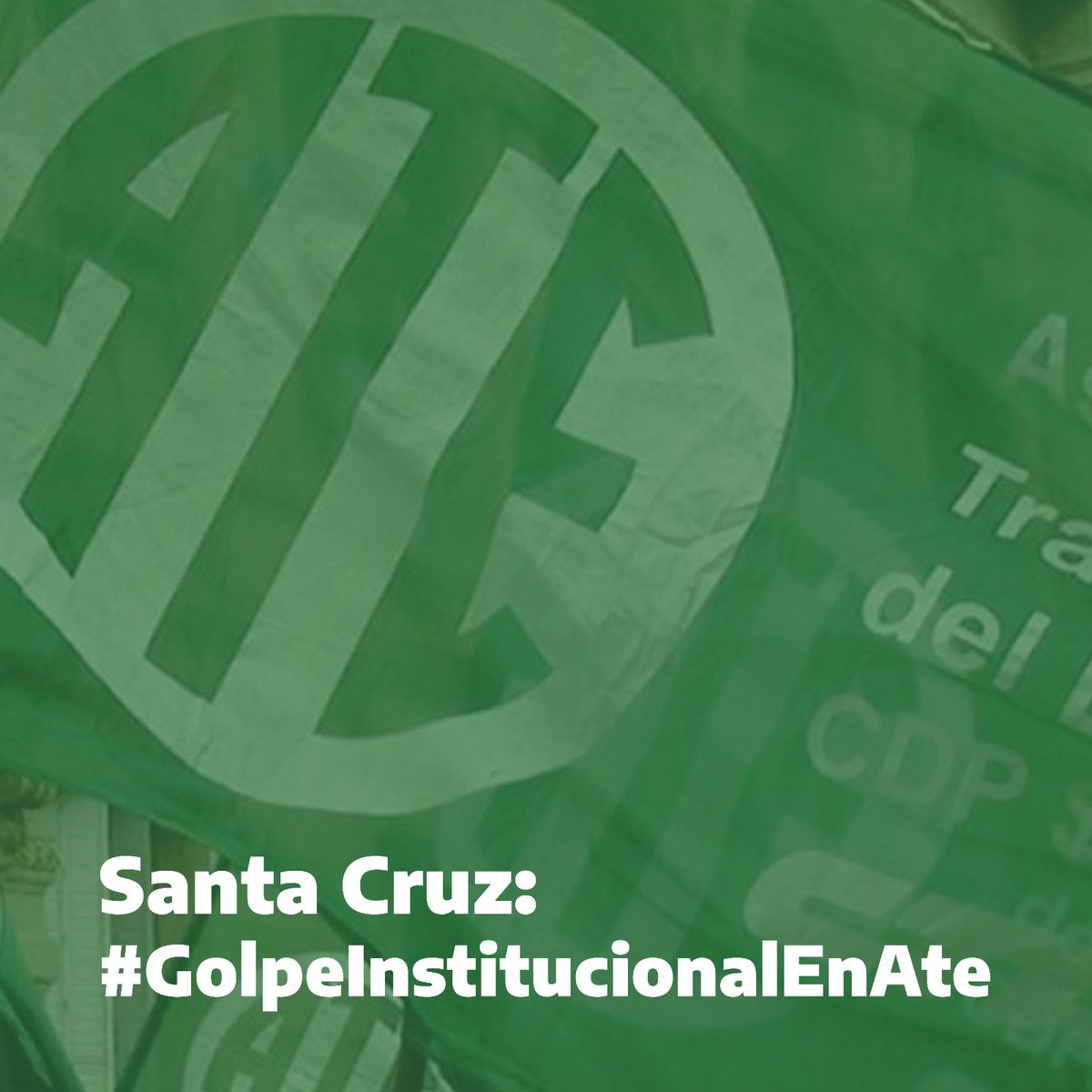 #GolpeinstitucionalEnAte
