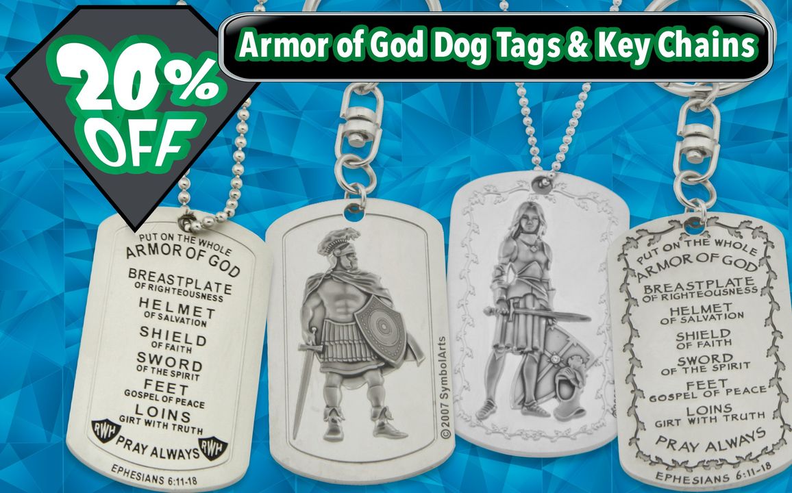 Shop today &amp; save 20% on Armor of God Dog Tags &amp; Key Chains at SymbolArts.

symbolartsshop.com/collections/sa…