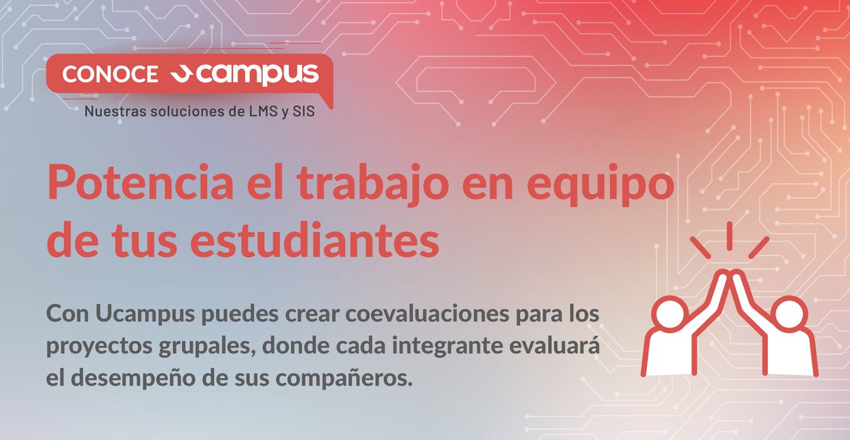 ucampus_cl's tweet photo. Favorece el desarrollo de habilidades interpersonales gracias a las herramientas de #Ucampus. https://t.co/MW5OE9AJWB