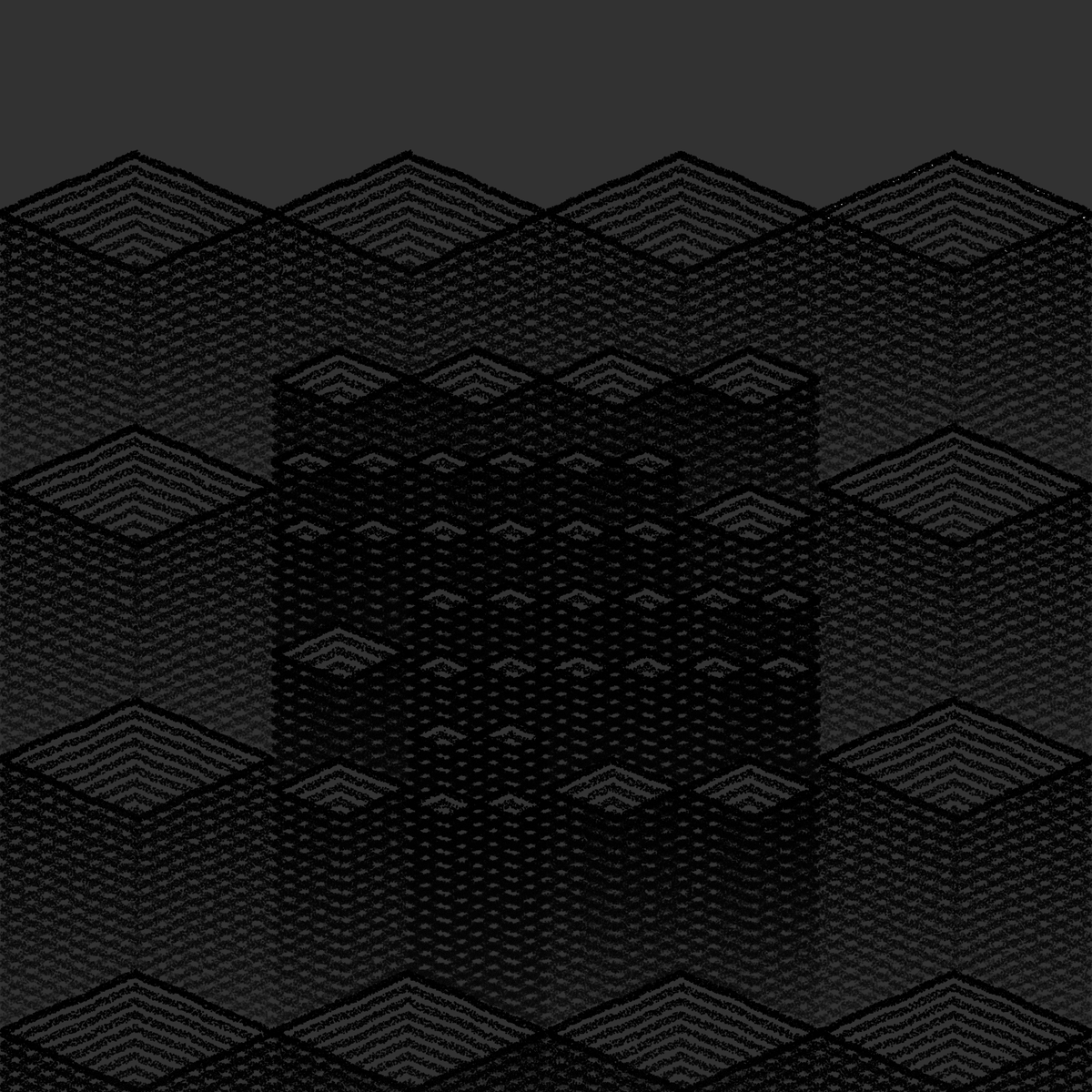 BigBonkGen's tweet photo. Experimented with paper texture for lines in this isometric generative art piece #isometricart #generativeart #p5js https://t.co/nSdvaQUfCU