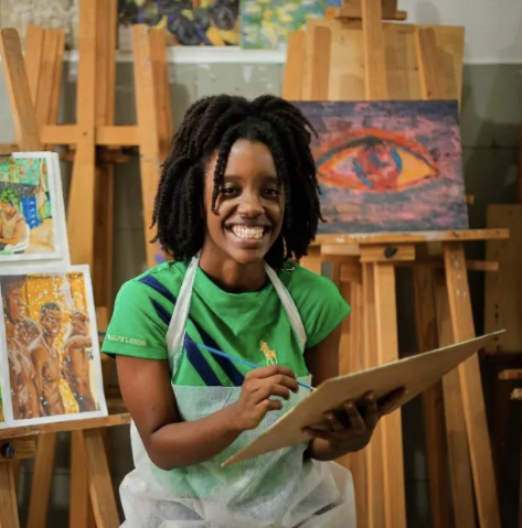 poptime's tweet photo. 🚨 Whittney de Araújo, estudante do curso de Artes Visuais no IF de Pernambuco, venceu o concurso internacional de arte chamado "Abraçando nossas Diferenças". 

A pernambucana de 20 anos concorria com mais de 13 mil pessoas. Ela nomeou sua arte de "Somos todos pérolas"! https://t.co/5LgVnjtfJC