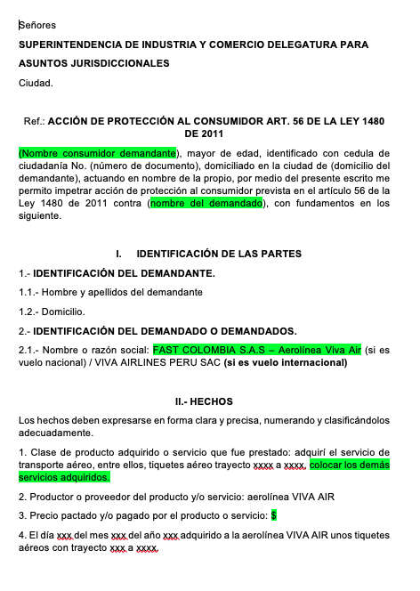 Ronaldsanabria1's tweet photo. Para los que, como yo, están buscando cómo proteger sus derechos ante la suspensión de actividades de #VivaAir, comparto un modelo sencillo de demanda que se debe presentar a contactenos@sic.gov.co (@sicsuper).

Descarguen, agreguen sus datos y listo. 
👇
https://t.co/OPCOvYbNwx https://t.co/6phlZZCXhn
