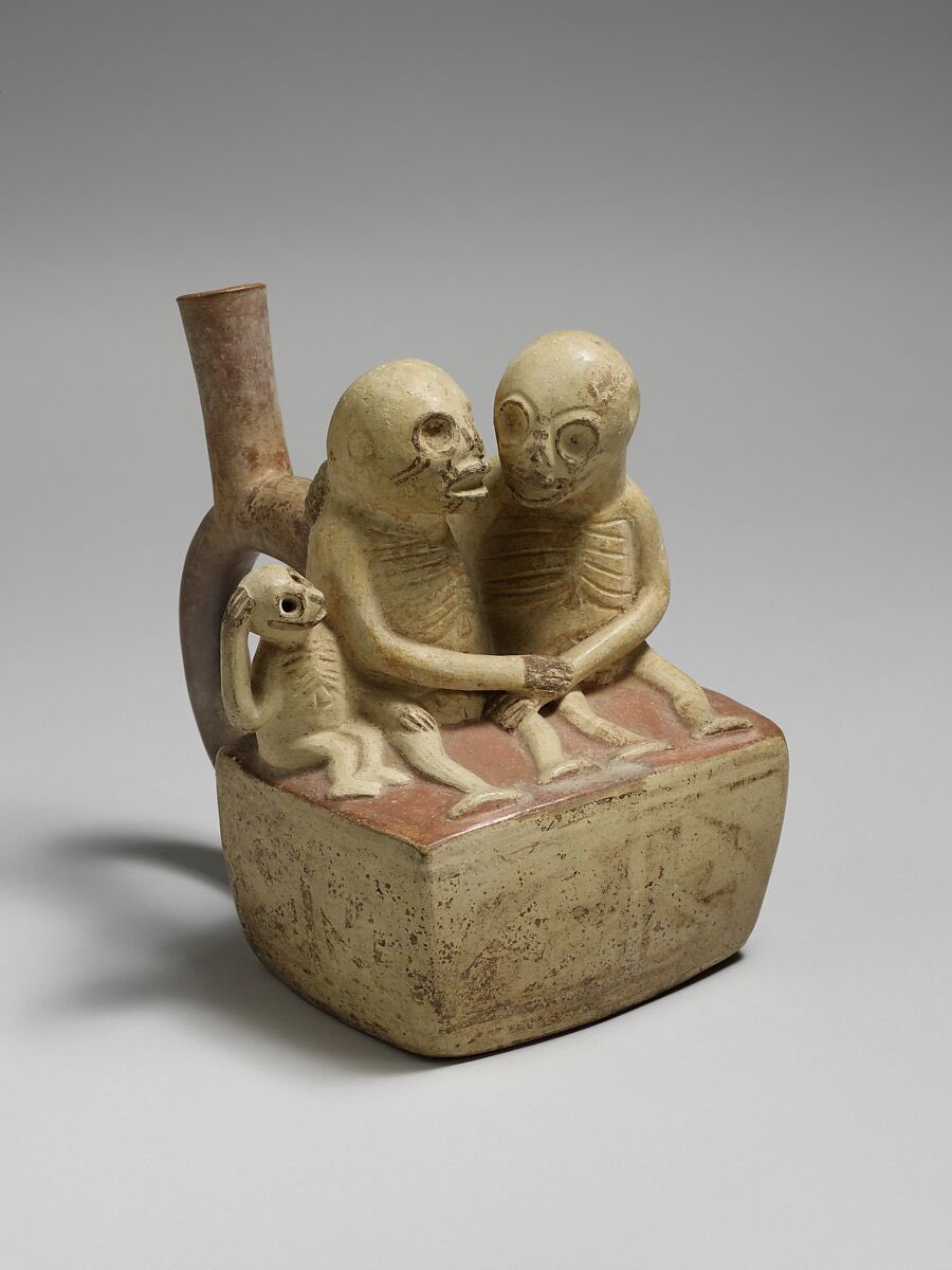 RT @WeirdMedieval: vessel with skeleton family, peru, 9th century or earlier https://t.co/ArUQL1wxgB