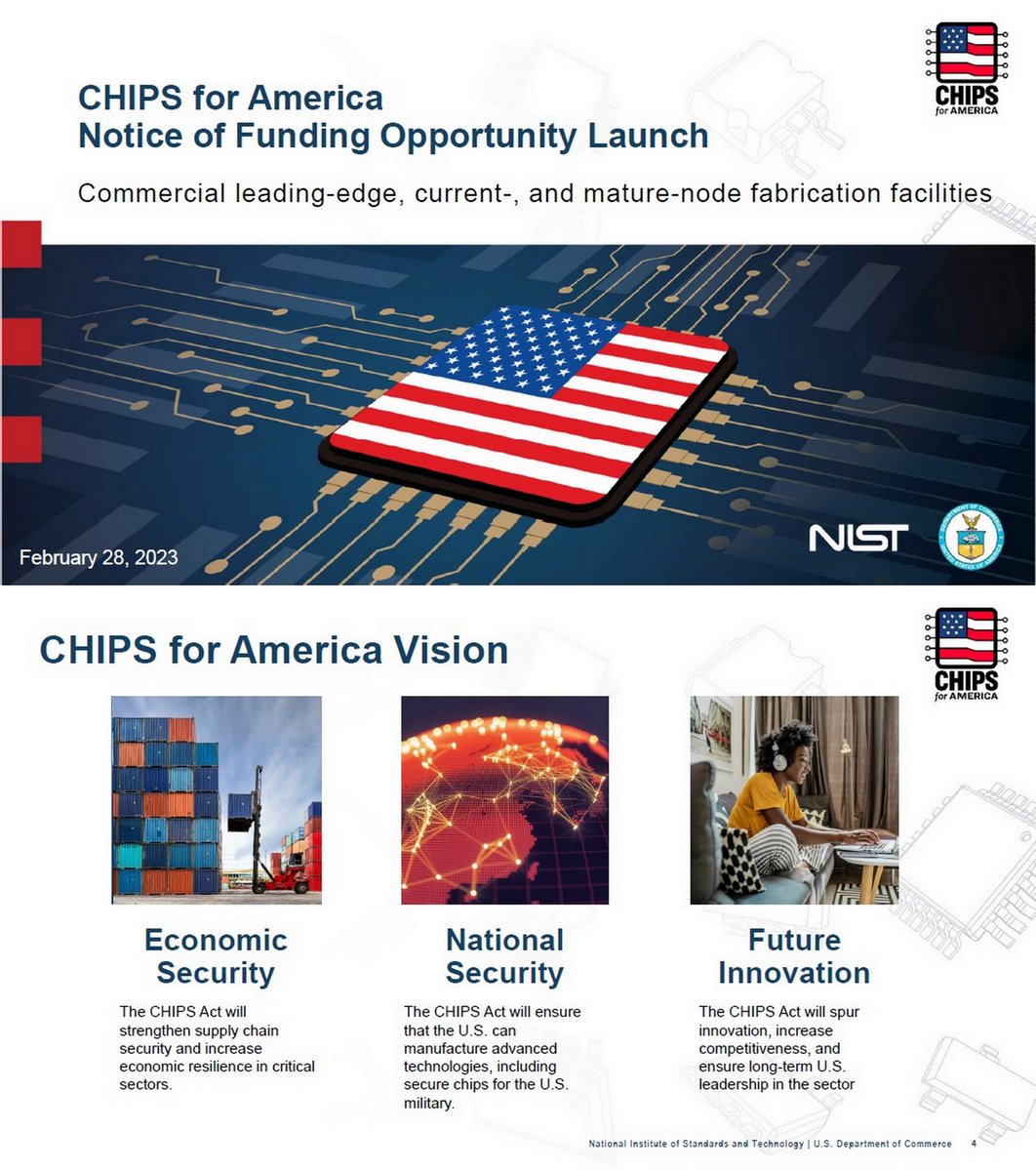OGAWA, Tadashi on Twitter "=> CHIPS for America Notice of Funding
