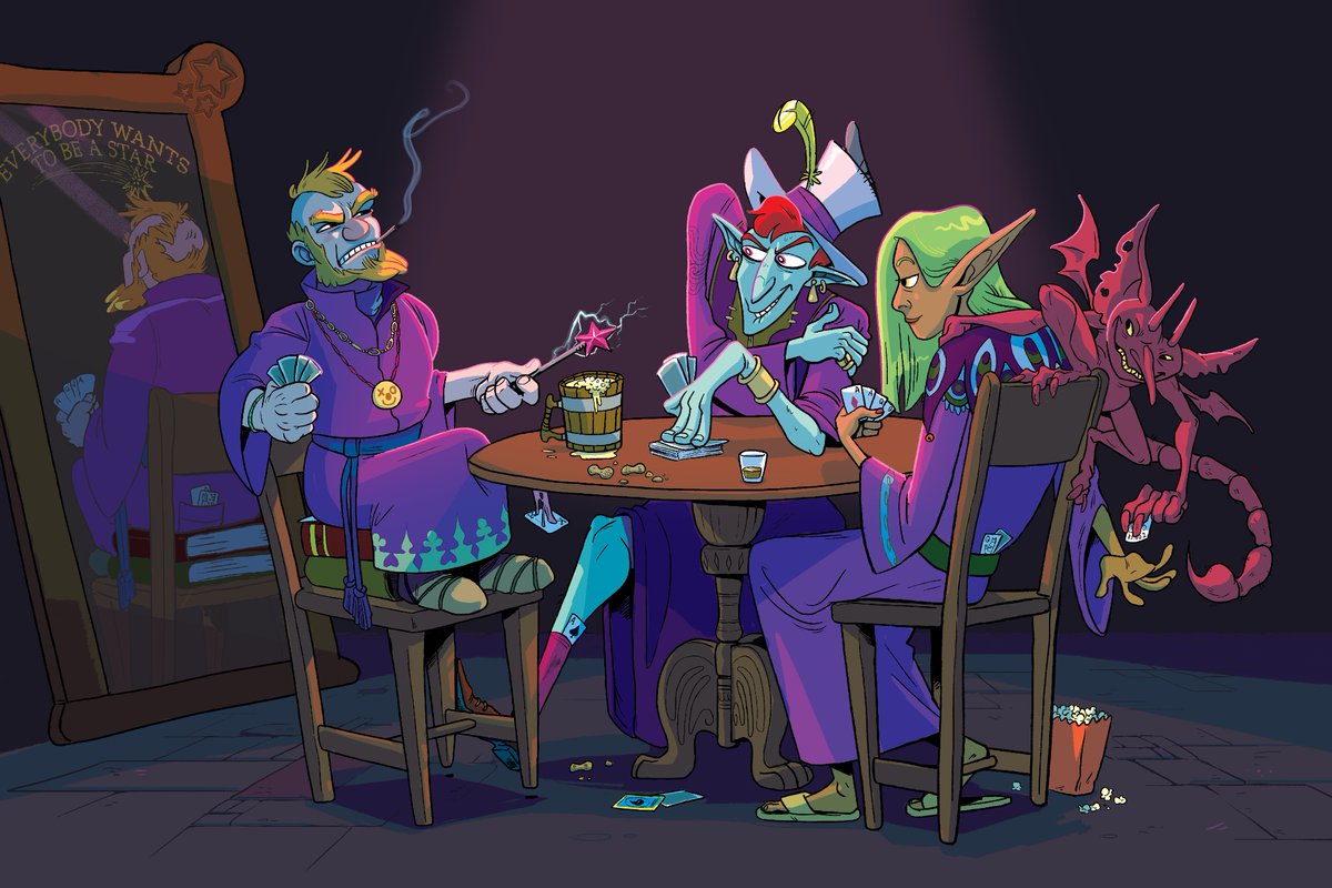 itslimes's tweet photo. @ChaosPixieMagic Hi Pixie! I’m Liam, an animator/illustrator with some style range, and past experience illustrating for TTRPGs. Available for all types of art you’ve listed. :) https://t.co/NFHlpseHmY