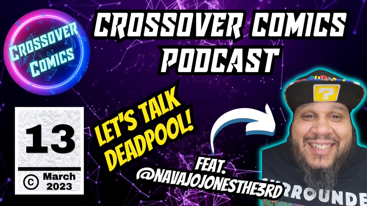 JJs_Comic_Stuff's tweet photo. Don't miss this next episode of #CrossoverComicsPodcast with out very special guest @NavajoJones airing tomorrow at noon eastern time on the @crossovercomix youtube channel! https://t.co/PInBzPNhWR