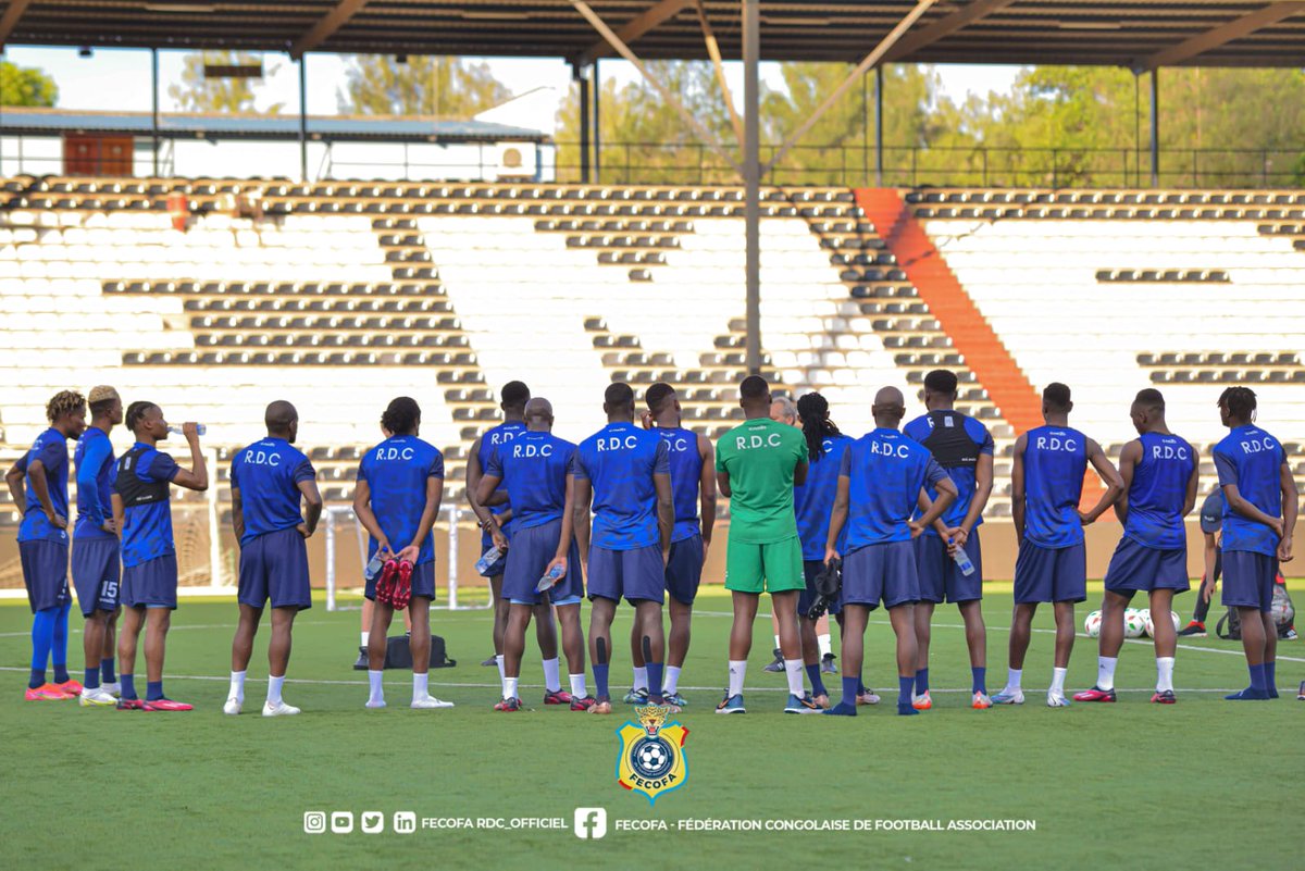 RussellMulaja's tweet photo. La première séance d'entraînement des léopards au stade TP mazembe en prélude du match contre la Mauritanie https://t.co/xM75S7zPj2