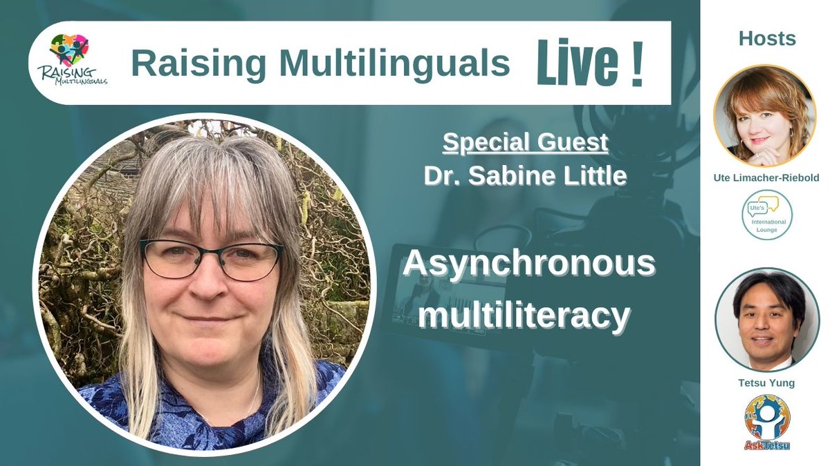 RMultilinguals's tweet photo. We will be talking about multiliteracy this month! Hope you join us tomorrow at 2PM NYC / 6PM London / 7PM Paris!

https://t.co/2u2RocMvIZ

#RaisingMultilinguals #RaisingBilingualKids #RaisingMultilingualKids #RMLive #Multiliteracy https://t.co/2s7NBob2lw