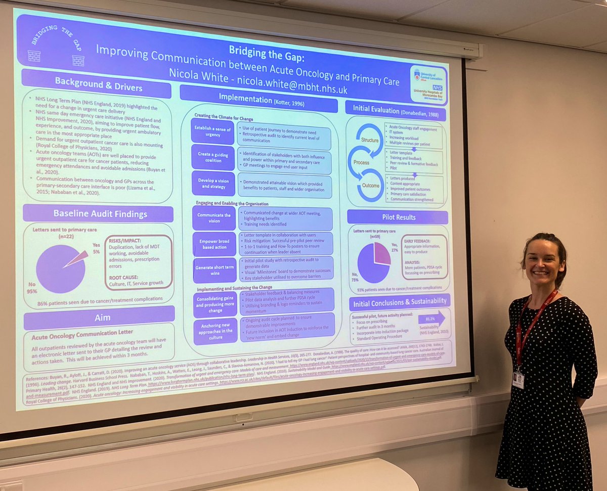 #HelloMyNameIs Nicola (@nurse_hag) on Twitter photo I did a thing! So proud to present my first conference poster - quality improvement in #oncology <a href="/UHMBT/">MorecambeBayNHSTrust</a> <a href="/uclanacp/">@UCLanACP</a> #QITwitter #HI4505 Thank you <a href="/LanghoLynne10/">Lynne Harrison</a> I did a thing! So proud to present my first conference poster - quality improvement in #oncology <a href="/UHMBT/">MorecambeBayNHSTrust</a> <a href="/uclanacp/">@UCLanACP</a> #QITwitter #HI4505 Thank you <a href="/LanghoLynne10/">Lynne Harrison</a>