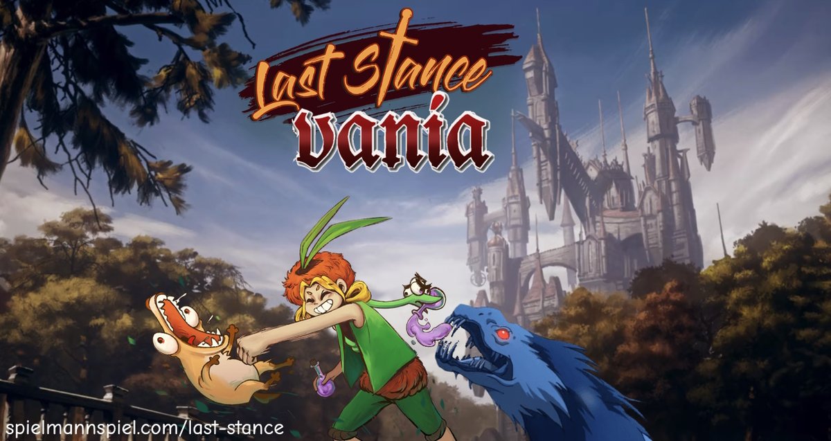 SpielmannSpiel's tweet photo. #LastStance (our upcoming game) and #CastlevaniaNetflix 
would totally watch Nita and Snek from @JuVenturesGame fighting Dracula and the hordes of the night
11/10
#netflix #Castlevania #crossover #gamedev #indiedev https://t.co/5uDybsyB4W