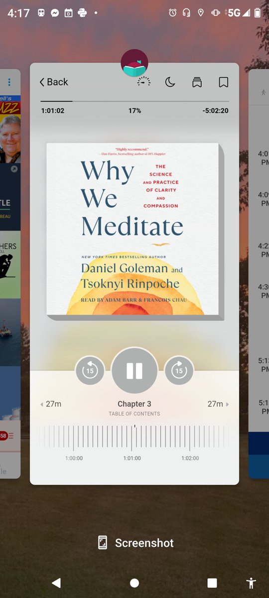 realopenmike's tweet photo. This meditation audiobook is just straight up fantastic it's how science and meditation work together it's one of the Rinpoche guys and a scientist from harvard

If you have some stress this book will straighten you right the hell out

#stressrelief
#relaxation https://t.co/a3WlqZ23fe