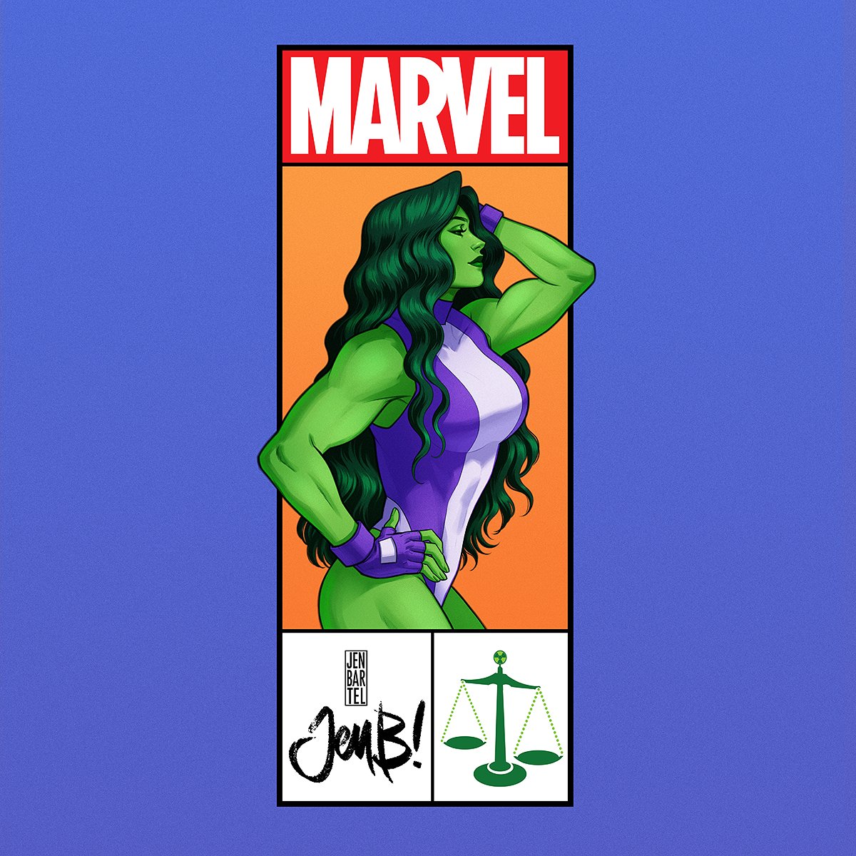 Jen Bartel on Twitter "SheHulk 13 Corner Box 💜"
