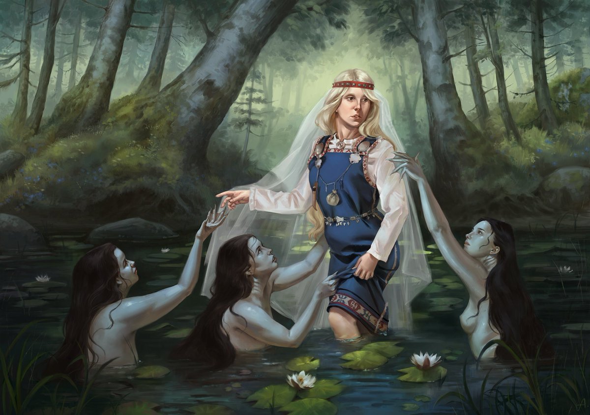 papierhat's tweet photo. Hi, I'm Airi and I'm a game artist from Finland! I love painting women in fantasy settings #ArtistOnTwitter https://t.co/G0cQGtjoqw