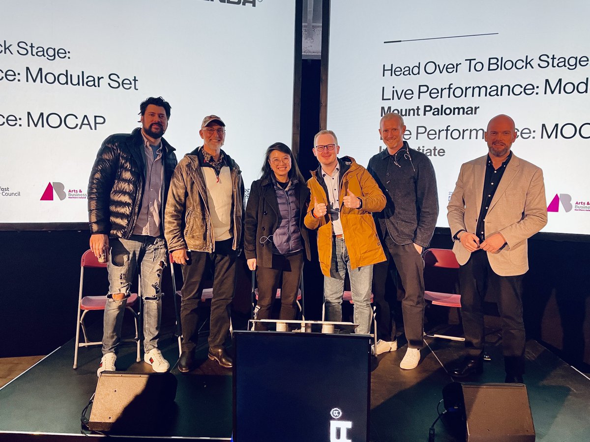 Emil Indricău (@emilindricau) on Twitter photo 🥽🕹📹 On the Stage
at <a href="/RendrFestival/">RENDR Festival</a> Belfast 2023
Virtual Production X Craft Of Film Making
Gary Marshall (<a href="/NantStudio/">NantStudios</a> ),
Eoghan Cunneen (<a href="/Lucasfilm/">Lucasfilm</a>)
Ramey Avery, Declan Keeney (The <a href="/UlsterUni/">Ulster University</a> Screen Academy)
Charmaine Chan (<a href="/ILMVFX/">Industrial Light & Magic</a>)
#rendrfestival #Belfast #NISF23 🥽🕹📹 On the Stage
at <a href="/RendrFestival/">RENDR Festival</a> Belfast 2023
Virtual Production X Craft Of Film Making
Gary Marshall (<a href="/NantStudio/">NantStudios</a> ),
Eoghan Cunneen (<a href="/Lucasfilm/">Lucasfilm</a>)
Ramey Avery, Declan Keeney (The <a href="/UlsterUni/">Ulster University</a> Screen Academy)
Charmaine Chan (<a href="/ILMVFX/">Industrial Light & Magic</a>)
#rendrfestival #Belfast #NISF23