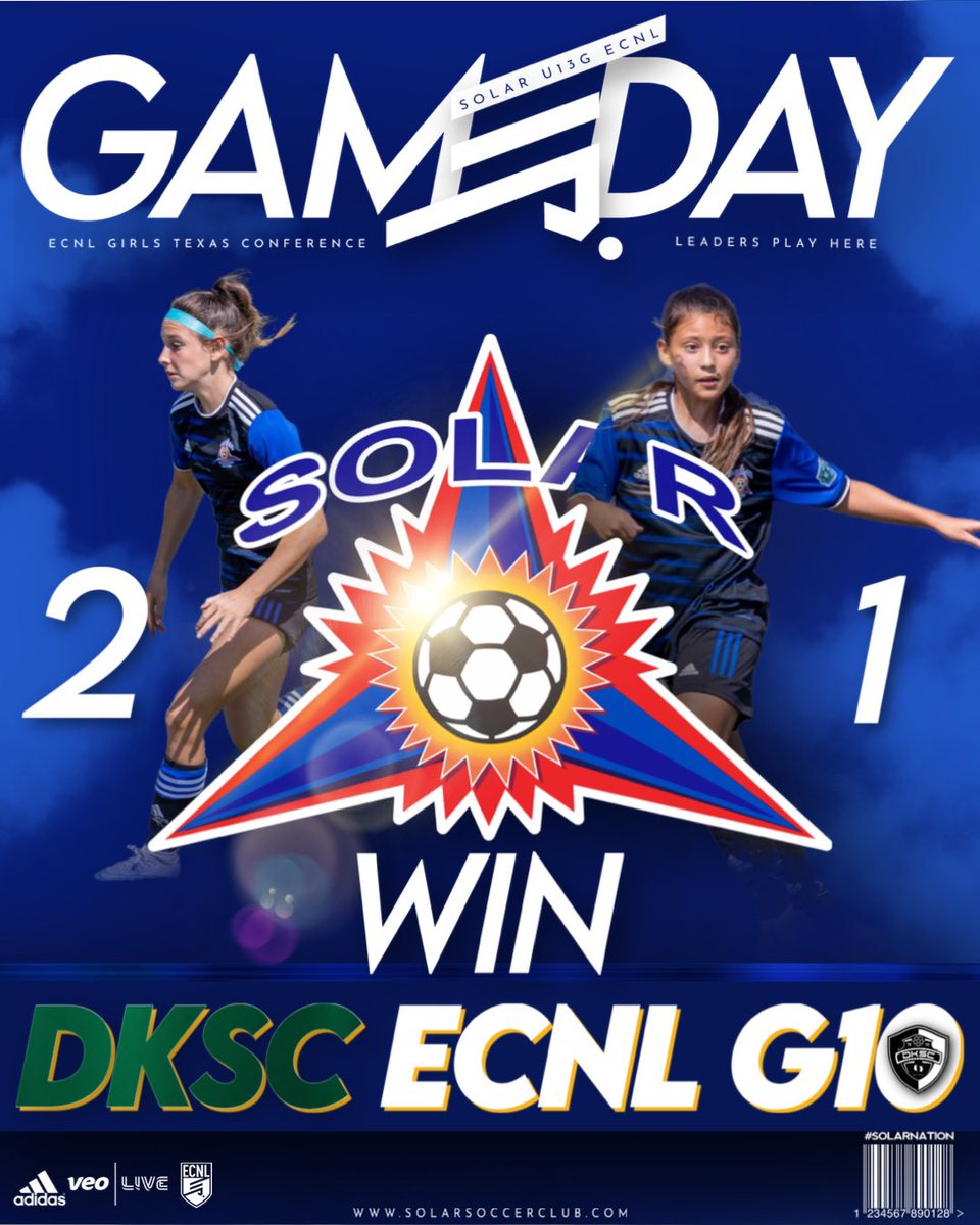 Solar10ECNL's tweet image. Great win yesterday to keep the wheels rolling #SolarNation @SolarSoccerClub @solar_soccer 💙🤍🖤