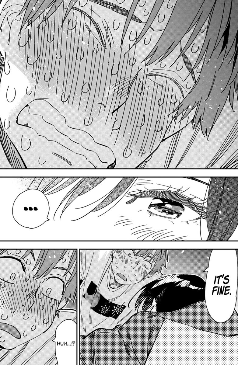 ChizuruIchi's tweet photo. // It’s fine. — 

You can lean on me, Kazuya-kun. 

😖💕

#KanojoOkarishimasu #manga #chapter 275 #KazuyaKinoshita #ChizuruIchinose https://t.co/dqix8u4X30