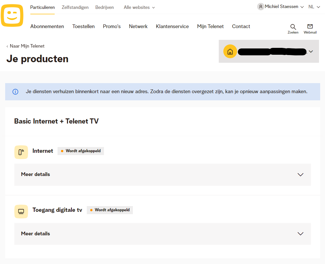Hey <a href="/Telenet/">Telenet</a>, ik ben ondertussen al meer dan een maand geleden verhuisd, maar ik krijg nog steeds dit te zien. Op welke manier moet ik nu mijn modem/router instellen?
