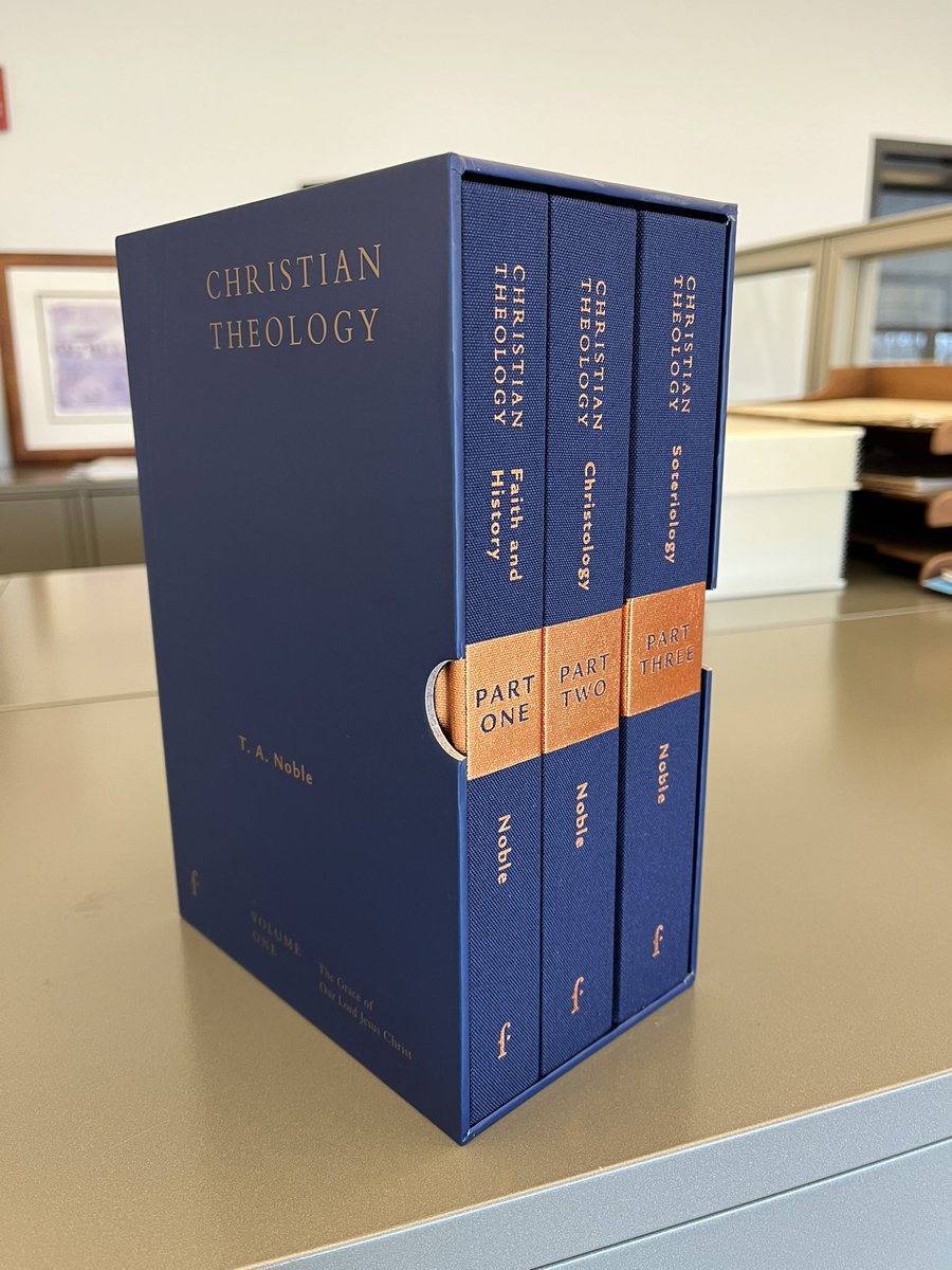 The first installment of this landmark achievement in Nazarene theology arrived to <a href="/NazArchives/">Nazarene Archives</a> today. Congratulations to Tom Noble and our friends at <a href="/WeAreTheFoundry/">The Foundry Publishing</a> on this remarkable work.

#NazareneArchives #NazareneHistory
