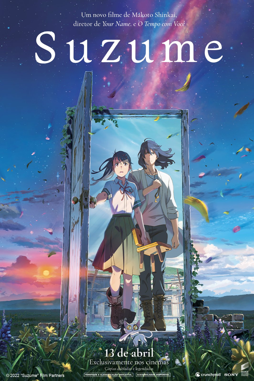 Suzume, filme de Makoto Shinkai, tem elenco de dublagem revelado -  NerdBunker