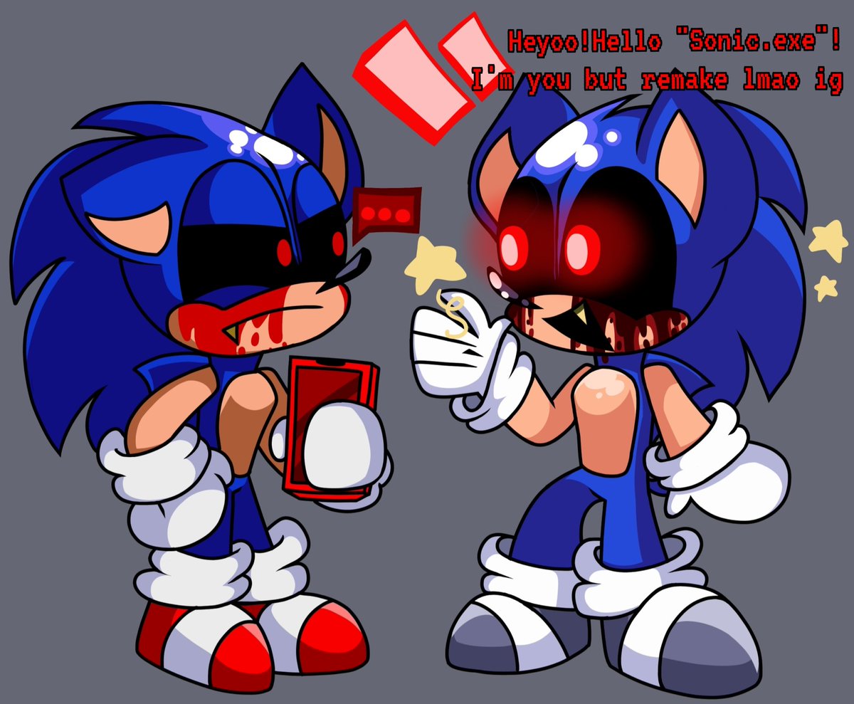 💙Danny_KirbyDraws 503💙(Eimy) on X: Uhhh just amy (Sally.EXE Continued Nightmare) and Exetior only because yes? Lmao, they are cool even if the both are enemiesss Idk why i love them and why