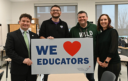 LCPS News (@lcpsofficial) on Twitter photo Congratulations to Travis Mirabella, 8th-grade math teacher at Willard Middle School (<a href="/WillardLCPS/">WillardLCPS</a>) for being selected as the March Year of the Educator Winner. Read about this fun surprise: lcps.pub/3lt9jMO Congratulations to Travis Mirabella, 8th-grade math teacher at Willard Middle School (<a href="/WillardLCPS/">WillardLCPS</a>) for being selected as the March Year of the Educator Winner. Read about this fun surprise: lcps.pub/3lt9jMO